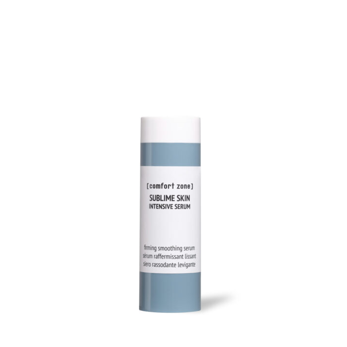 Die Frontansicht der Nachfüllung für das Sublime Skin Intensive Serum von comfort zone. Ein straffendes Anti-Aging Serum.
