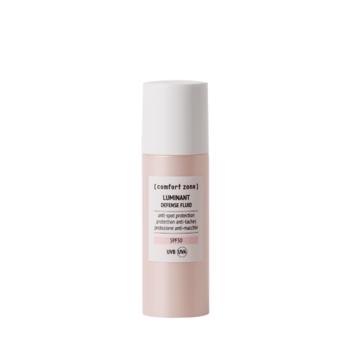 Luminant Defense Fluid SPF50 von comfort zone. Ultraleichtes Schutz-Fluid mit Hopfen-Extrakt. Inhalt 30ml.
